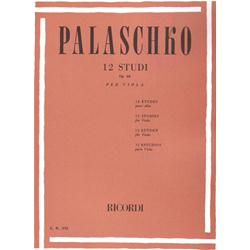 12 Studi - Op. 62, per viola | Palaschko J.