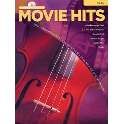 Movie Hits Instrumental Playalong Violin Book con CD