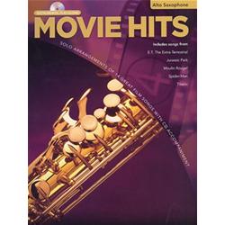 Movie Hits Instrumental Playalong Alto Saxophone Book con CD