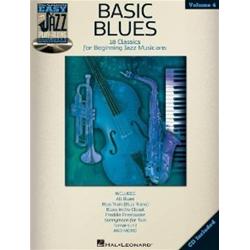 Easy jazz play along - Vol. 4: basic blues all instruments - Book con CD