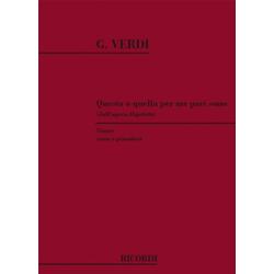 Rigoletto: questa o quella per me pari sono | Verdi G. 