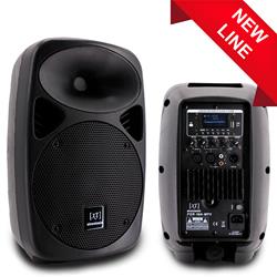 SINEXTESIS Diffusore Attivo 250W (LF 10" + HF 1") con Display LCD, Player Mp3 (USB/SD), Radio FM e Telecomando
