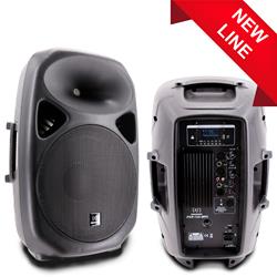 SINEXTESIS Diffusore Attivo 400W (LF 12" + HF 1") con Display LCD, Player Mp3 (USB/SD), Radio FM e Telecomando