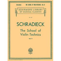 School of violin technics - Book 3    