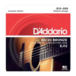 D'ADDARIO Muta per Chitarra Acustica 80-20 Bronze 13/56 Medium