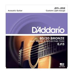 D'ADDARIO Muta per Chitarra Acustica 80-20 Bronze 11/52