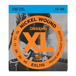 D'ADDARIO Muta per Chitarra Elettrica 10/46 Regular Light