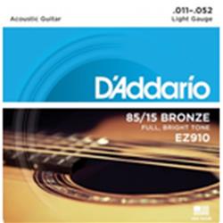 D'ADDARIO Muta per Chitarra Acustica 11/52 American Bronze Light