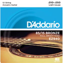 D'ADDARIO Muta per Chitarra Acustica 12 Corde 10/50 American Bronze Light