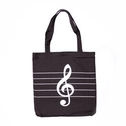 Borsa Nera con Chiave di Violino
