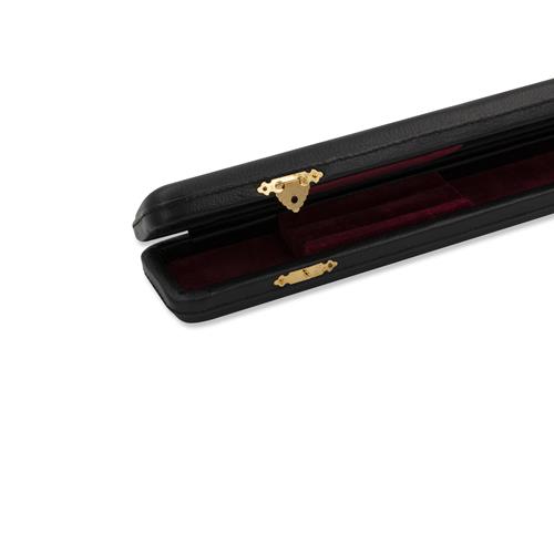 TAKT Astuccio Rigido per 2 Bacchette Rivestito in Pelle Nera