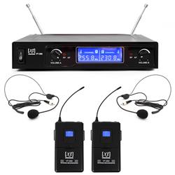 SINEXTESIS Radiomicrofono VHF Doppio, Bodypack + Archetto 256.90MHz - 224.90MHz