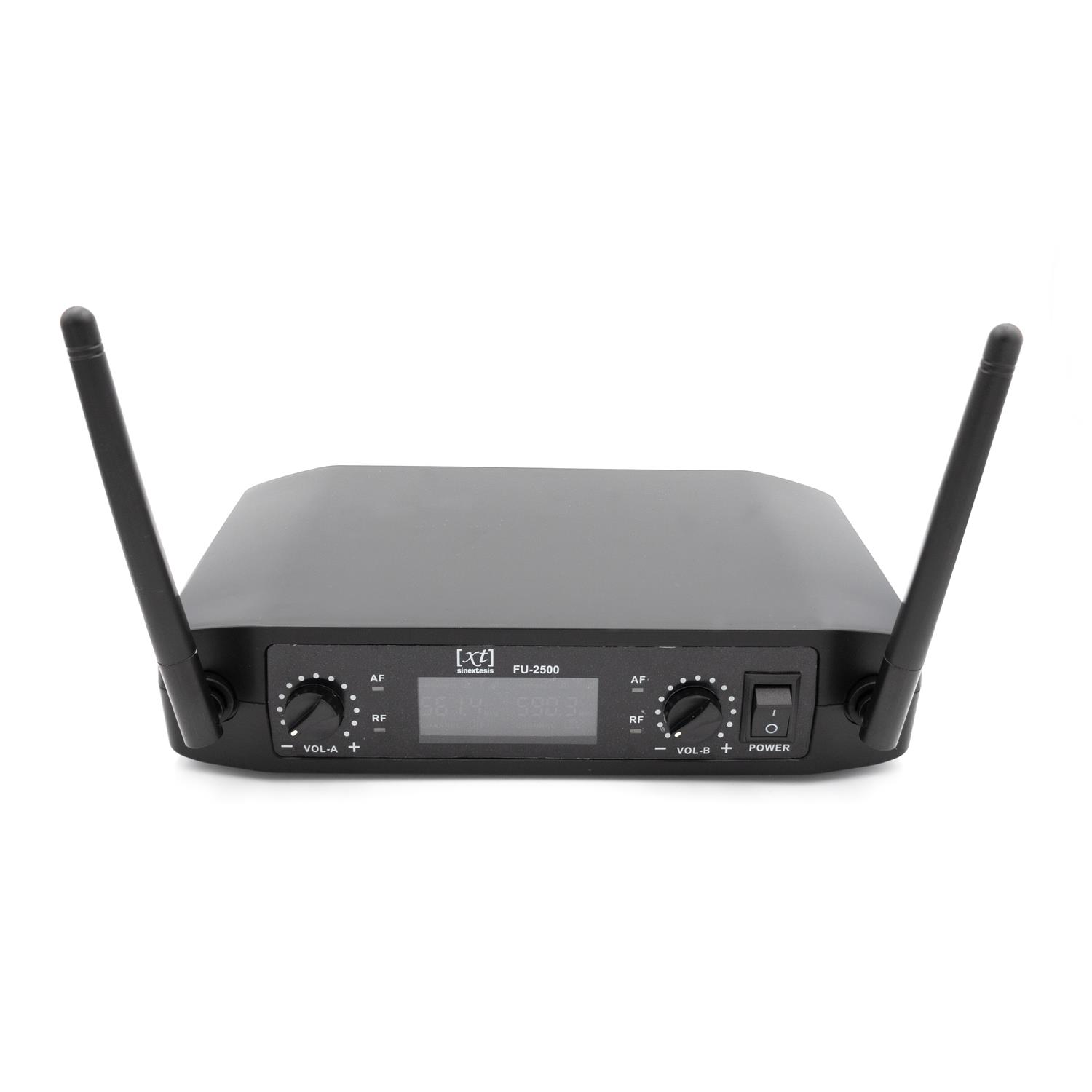 Radiomicrofono Professionale UHF Doppio Bodypack + Archetto + Lavalier 561.40Mhz - 590.30MHz