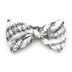 Papillon con Pentagramma (Colore Bianco)