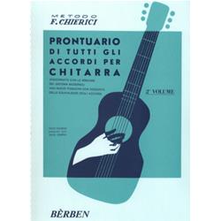 Prontuario di tutti gli accordi per chitarra - Vol. 2 | F. Chierici