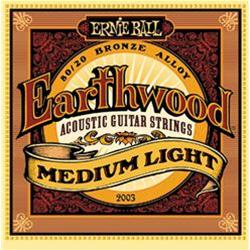 ERNIE BALL Earthwood Medium Light  Muta Chitarra Acustica .012/.054