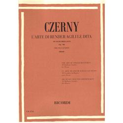 L'Arte di rendere agili le dita 50 Studi Brillanti - Op. 740 per Pianoforte | E. Riboli - Czerny C.
