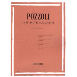 30 Studietti elementari per pianoforte | Pozzoli