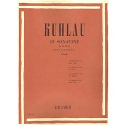 12 Sonatine - Op. 20, 55, 59 per pianoforte | Kuhlau F