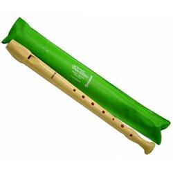 HOHNER B9508 Flauto Dolce diteggiatura Tedesca 1 Foro (fodero Verde Primavera)
