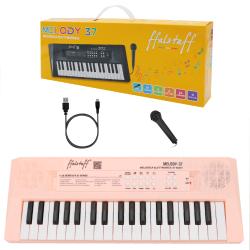 ffalstaff Mini Tastiera Elettronica 37 tasti - Uso Melodica (Rosa)