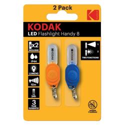 KODAK Torcia Led Portachiavi 8 lm (2 pz in Blister) 