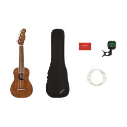 FENDER Pack Seaside Ukulele Soprano (Mogano)