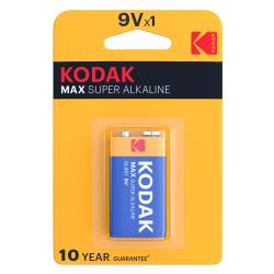 KODAK Batteria Alkaline Transistor 9V Serie "MAX" (1 pz in Blister)