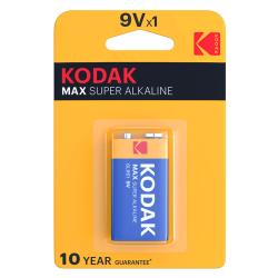 KODAK Batteria Alkaline Transistor 9V Serie "MAX" (1 pz in Blister)