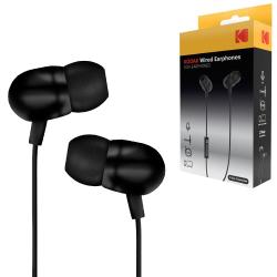 KODAK Auricolari con Microfono Incorporato 100+ con Cavo e Jack 3.5 mm