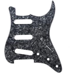 ffalstaff Battipenna per Chitarra Elettrica 3 S.C. (Nero Perla)