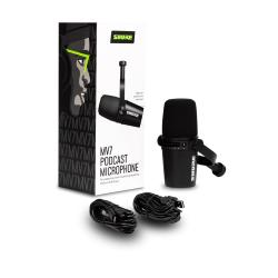 SHURE MV7-K Microfono Dinamico Cardioide (Black)