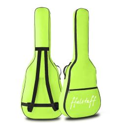 Borsa per Chitarra Acustica con 2 tracolle uso zaino e tasca porta accessori (Verde Lime)