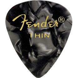 FENDER Plettro 351 Classic Celluloid Thin (Black)