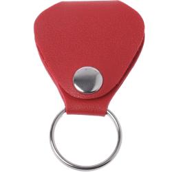 ffalstaff Portachiavi porta plettri in pelle (rosso)