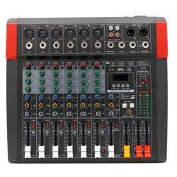 SINEXTESIS Mixer/Scheda Audio 6 canali, multieffetto DSP, interfaccia USB, lettore Mp3, Bluetooth