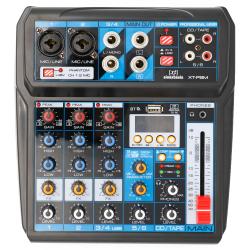 SINEXTESIS Mixer/Scheda Audio 6 canali, multieffetto DSP, interfaccia USB, lettore Mp3, Bluetooth