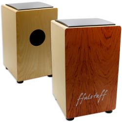 ffalstaff Cajon in Legno Effetto Naturale con Cuscino (30 x 29 x 50 cm)