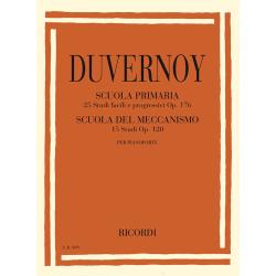 Scuola primaria - scuola del meccanismo pianoforte | Duvernoy J.B.