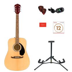 FENDER FA125 Pack Chitarra Acustica (Chitarra + Supporto + Accessori)