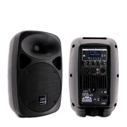 SINEXTESIS Diffusore Attivo 200W (LF 8" + HF 1") con Display LCD, Player Mp3 (USB/SD), Radio FM e Telecomando