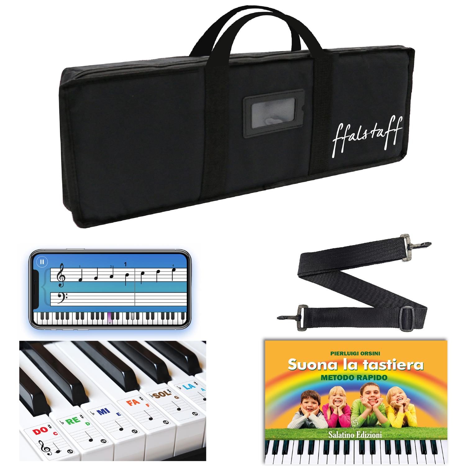 Borsa per Tastiera 48x21x06 (Compatibile con CASIO SA46/47/50/51, ffalstaff STUDIO-32, Milles  MLS-6682)