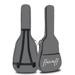 Borsa per Chitarra Acustica con 2 tracolle uso zaino e tasca porta accessori (Grigia)