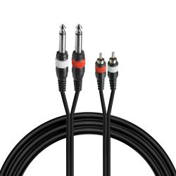 SINEXTESIS Cavo 2x RCA - 2x Jack 3 mt.