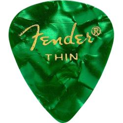 FENDER Plettro 351 Classic Celluloid Thin (Green)