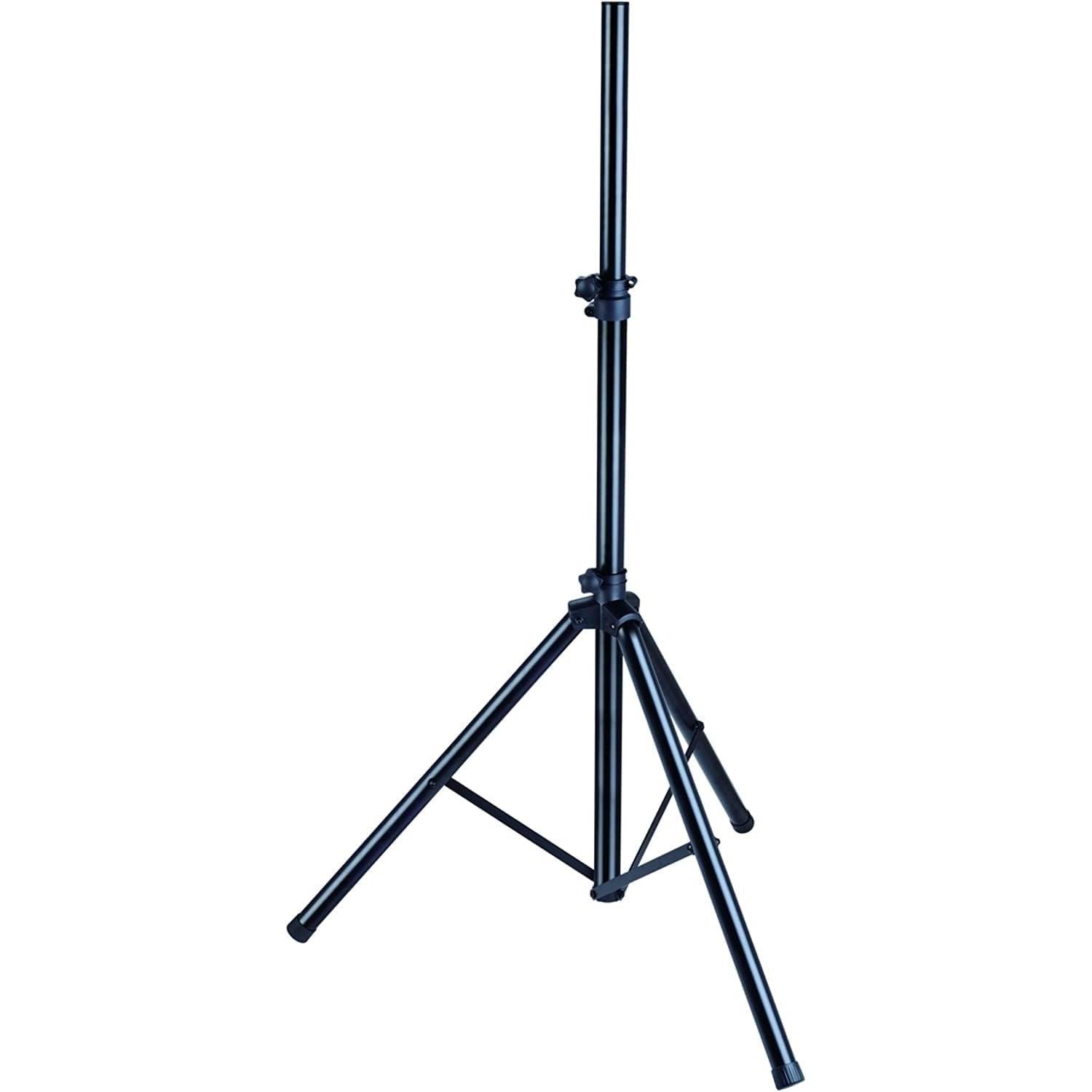 SINEXTESIS Impianto Audio Acustico con Coppia Altoparlanti Casse Attive e Amplificate 500W con Woofer da 10", Coppia di Aste stativi, 2 Cavi XLR da 5mt.