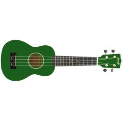 ffalstaff Ukulele Soprano 21" Superior Satinato con borsa (Verde)