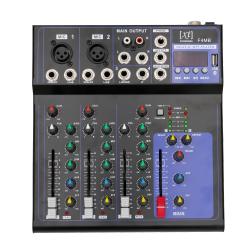 SINEXTESIS Mixer 4 canali MP3 USB Bluetooth con Effetto Echo