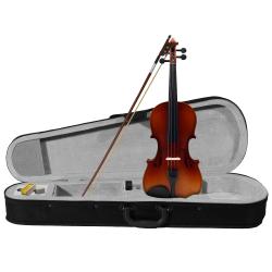 ffalstaff Violino 4/4 Finitura Satinata, Fondo con verniciatura Fiammata (archetto palissandro, colofonia e custodia sagomata)