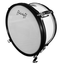 ffalstaff Rullante Junior da Marcia 10"x5" in Legno 4 Tiranti (Bianco)